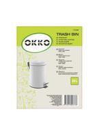 senukai siuksliadeze - Šiukšliadėžė Okko T-Y0120m, balta, 20 l - 2 nuotrauka