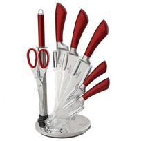 stovas peiliams - Berlinger Haus Metallic Line Burgundy Edition, 8 vnt. - 2 nuotrauka