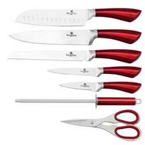 stovas peiliams - Berlinger Haus Metallic Line Burgundy Edition, 8 vnt. - 3 nuotrauka