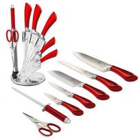 stovas peiliams - Berlinger Haus Metallic Line Burgundy Edition, 8 vnt. - 6 nuotrauka
