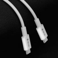 laidai 3a - Devia Smart Series PD Cable for Type-c (20V 3A  60W) white - 2 nuotrauka