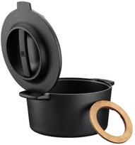 fiskars norden puodas - Fiskars Norden Cast Iron Casserole 4l - 3 nuotrauka