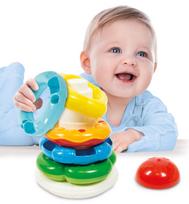 piramide - Lavinimo žaislas Clementoni Baby Stacking Rings 17103 - 2 nuotrauka