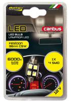 c5w 12v - Bottari LED Canbus C5W 12V 4SMD White 17880 - 2 nuotrauka