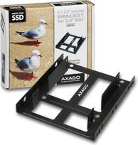 ssd laikiklis - Laikiklis Axago 2 x 2.5" to 3.5" Mounting Bracket RHD-225 - 6 nuotrauka