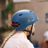 dviratininku salmas l - Livall Smart Urban, mėlynas, 570 - 610 mm - 7 nuotrauka