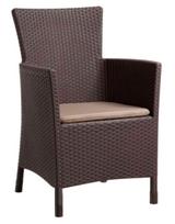 Keter Lowa Garden Chair Brown