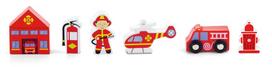 traukiniu modeliai - Komplektas VIGA Fire Station 50815, 6 vnt. - 2 nuotrauka
