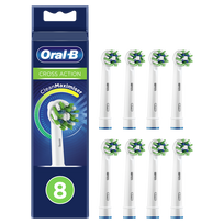 baltasis actas - Antgalis Oral-B Cross Action EB50-8, balta, 8 vnt. - 2 nuotrauka