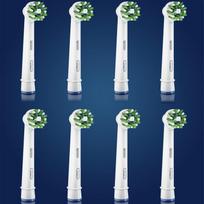 baltasis actas - Antgalis Oral-B Cross Action EB50-8, balta, 8 vnt. - 3 nuotrauka