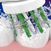 baltasis actas - Antgalis Oral-B Cross Action EB50-8, balta, 8 vnt. - 4 nuotrauka