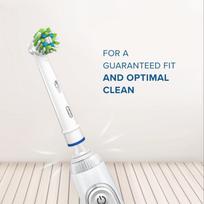 baltasis actas - Antgalis Oral-B Cross Action EB50-8, balta, 8 vnt. - 6 nuotrauka