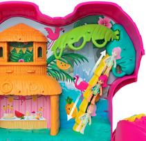 polly pocket - „Polly Pocket“ flamingo pramogų rinkinys - 6 nuotrauka