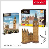3d puzzle big ben - 3D dėlionė Cubicfun Big Ben, 94 vnt. - 4 nuotrauka