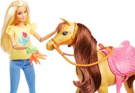 zirgamu - Mattel Barbie Dolls With Horses & Accessories FXH15 - 6 nuotrauka