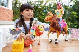 zirgamu - Mattel Barbie Dolls With Horses & Accessories FXH15 - 11 nuotrauka