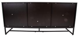 komoda 160 - Komoda Home4you Amsterdam 45033, juoda, 160x40x75 cm - 8 nuotrauka