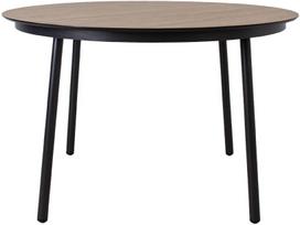 aliuminis stalo remas - Lauko stalas Home4you Helsinki 20533, rudas/juodas, 120 x 120 x 74 cm - 2 nuotrauka