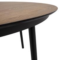 aliuminis stalo remas - Lauko stalas Home4you Helsinki 20533, rudas/juodas, 120 x 120 x 74 cm - 3 nuotrauka