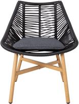 ermitazas lauko kedes - Lauko kėdė Home4you Helsinki, juoda, 64 cm x 65 cm x 85 cm - 2 nuotrauka
