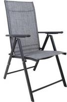 Lauko kėdė Home4you Dublin Foldable, pilka, 69 cm x 54 cm x 102 cm