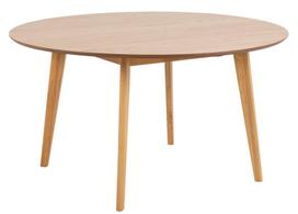 azuolo faneruote - Valgomojo stalas Home4you Roxby, ąžuolo, 1400 mm x 1400 mm x 760 mm - 2 nuotrauka
