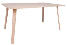 Valgomojo stalas Home4you Adora, šviesiai ruda, 1500 mm x 900 mm x 730 mm