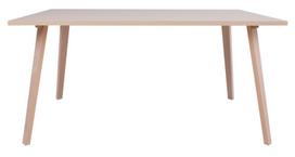 ally x - Valgomojo stalas Home4you Adora, šviesiai ruda, 1500 mm x 900 mm x 730 mm - 2 nuotrauka