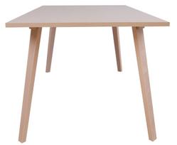 ally x - Valgomojo stalas Home4you Adora, šviesiai ruda, 1500 mm x 900 mm x 730 mm - 3 nuotrauka