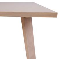 ally x - Valgomojo stalas Home4you Adora, šviesiai ruda, 1500 mm x 900 mm x 730 mm - 4 nuotrauka