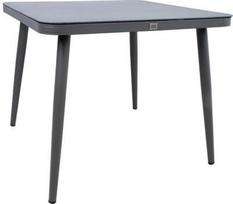Valgomojo stalas Home4you Andros 21188, tamsiai pilka, 900 mm x 900 mm x 750 mm