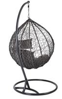 supamas kreslas senukai - Lauko krėslas pakabinamas Home4you Droplet 28018, pilkas - 3 nuotrauka