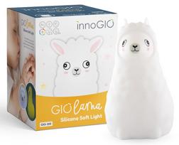 naktinis sviestuvas - Naktinis šviestuvas InnoGIO Silicone GIOlama, balta/įvairių spalvų - 2 nuotrauka