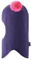 salmas vaikui - Žieminė kepurė Lassie, violetinė, 46 cm - 2 nuotrauka