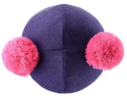 salmas vaikui - Žieminė kepurė Lassie, violetinė, 46 cm - 4 nuotrauka
