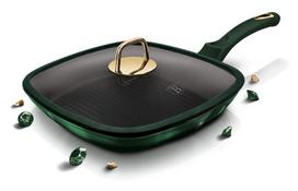 titano keptuves - BerlingerHaus Metallic Line Emerald grilio keptuvė, 28 cm - 1 nuotrauka