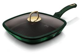 titano keptuves - BerlingerHaus Metallic Line Emerald grilio keptuvė, 28 cm - 2 nuotrauka