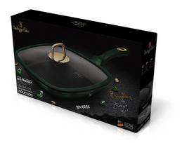 titano keptuves - BerlingerHaus Metallic Line Emerald grilio keptuvė, 28 cm - 4 nuotrauka