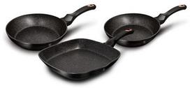 berlingerhaus keptuve 24 - BerlingerHaus Black Rose keptuvių rinkinys, 3 vnt - 2 nuotrauka
