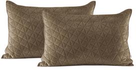 AmeliaHome Laila Pillowcase Cappuccino 50x70cm 2pcs