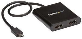 com monitorius - StarTech USB Type-C To HDMI Video Splitter Black - 1 nuotrauka