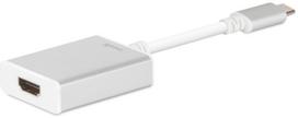Fusion Accessories Multimedia Adapter Type-C to HDMI (4K@30Hz, 1080P@60Hz) Silver