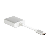 hdmi type c laidas - Fusion Accessories Multimedia Adapter Type-C to HDMI (4K@30Hz, 1080P@60Hz) Silver - 3 nuotrauka