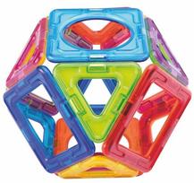 magnetinis konstruktorius - Konstruktorius Magformers Basic Plus 14pcs - 3 nuotrauka