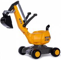 Traktorius Rolly Toys Digger JCB, juodas/geltonas