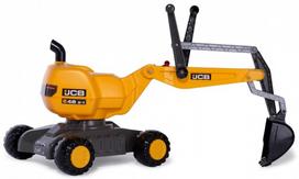 paspiriamas traktorius - Traktorius Rolly Toys Digger JCB, juodas/geltonas - 3 nuotrauka