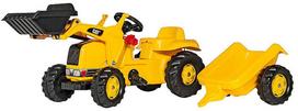 Traktorius Rolly Toys Front Loader Tractor With Trailer CAT 023288