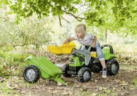 priekaba traktoriui mini - Žaislinis automobilis Rolly Toys Kid Deutz-Fahr Agropuls 420 Green 023196 - 2 nuotrauka