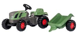 paspiriamas traktorius - Automobilis su pedalais Rolly Toys Fendt 516 Vario 013166, juodas/žalias - 1 nuotrauka