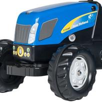 priekaba traktoriui mini - Rolly Toys Kid New Holland T7040 Blue 023929 - 2 nuotrauka